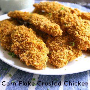 This delicious Corn Flake Crusted Chicken is family-friendly and super easy to make. You get the combination of zesty Ranch seasoning with the crunch of the Corn Flakes. CLick on the photo to read more...