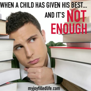 It’s easy to cheer on a child in his school efforts when he is growing in his knowledge and obviously producing excellent work. But what about if you see that a child is making progress in a subject, and yet, you know that it’s still not enough? Here's 9 questions to ask.