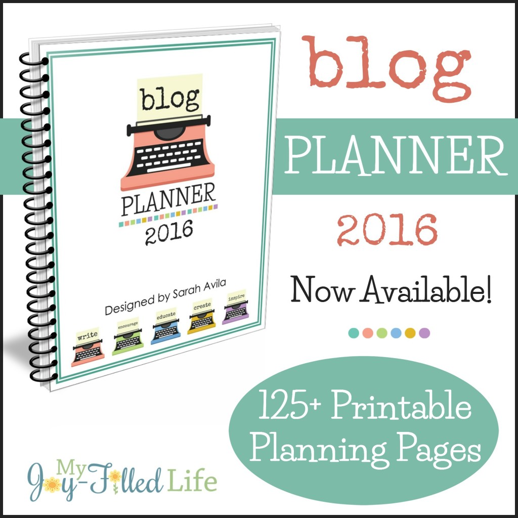 Blog Planner 2016 graphic 3