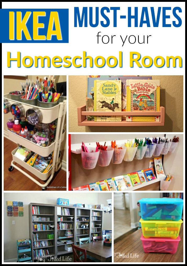 IKEA is THE place to go to outfit your homeschool room. From furniture, to storage and organizational items, to school supplies, IKEA has a huge selection of products that are beneficial to homeschoolers. #homeschooling #homeschoolroom #homeschoollife #IKEA