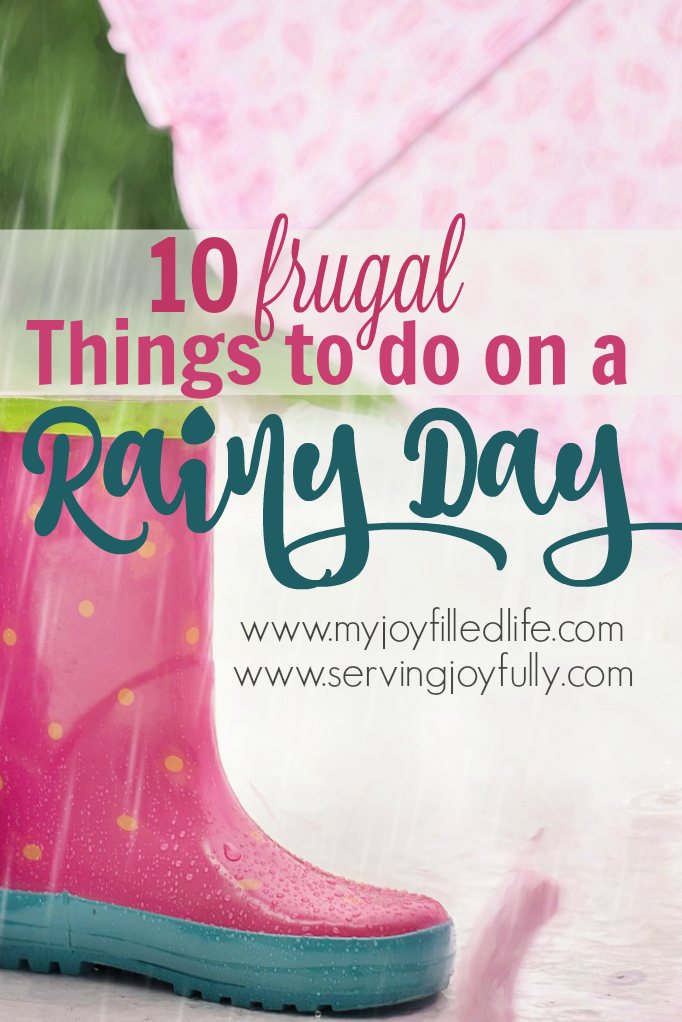 10 Frugal Things to do on a Rainy Day