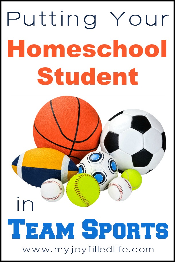 Putting Your Homeschool Student in Team Sports