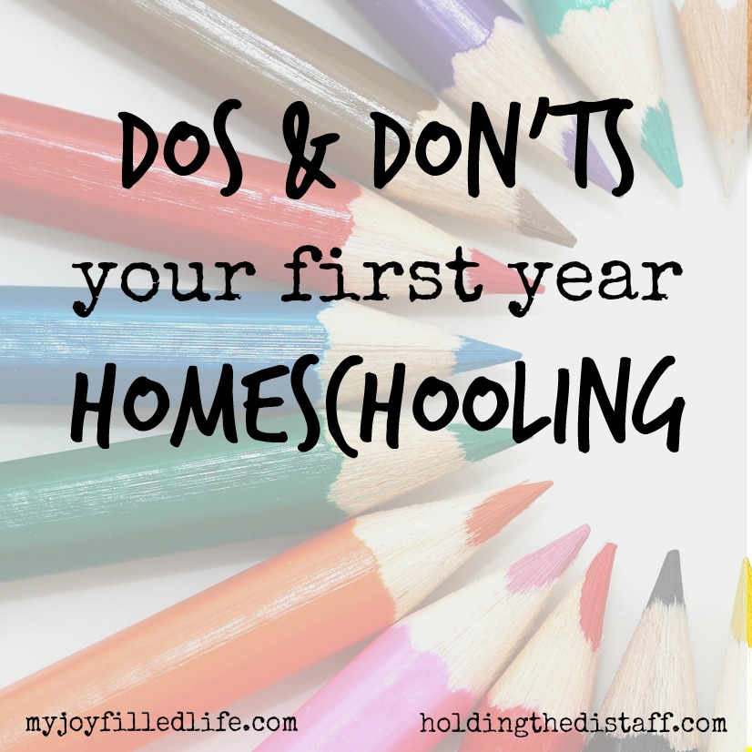 Dos and Don'ts Your First Year Homeschooling: tips for starting homeschool with your kindergartener