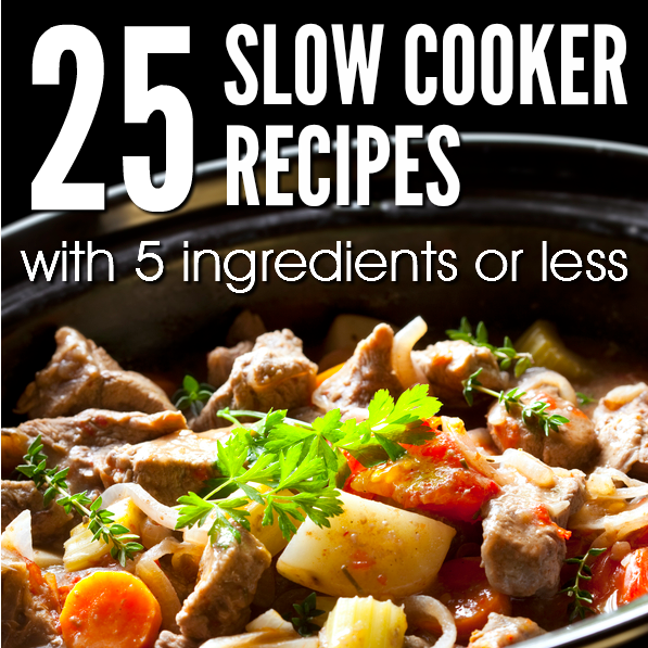 25 Slow Cooker Recipes with 5 Ingredients or Less - My Joy-Filled Life