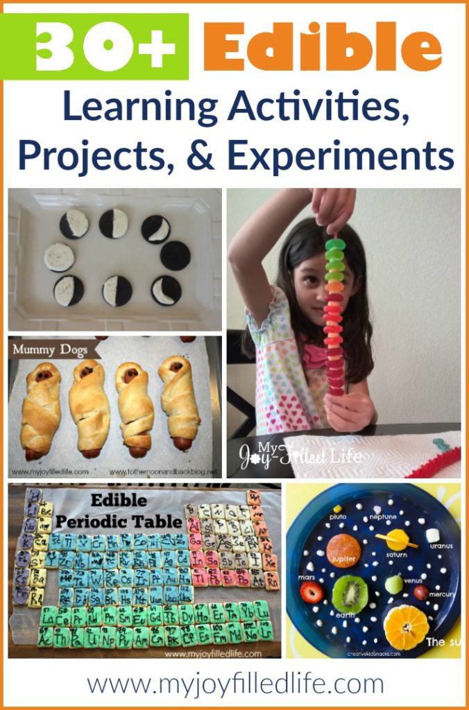 30+ Edible Learning Activities, Projects, & Experiments
