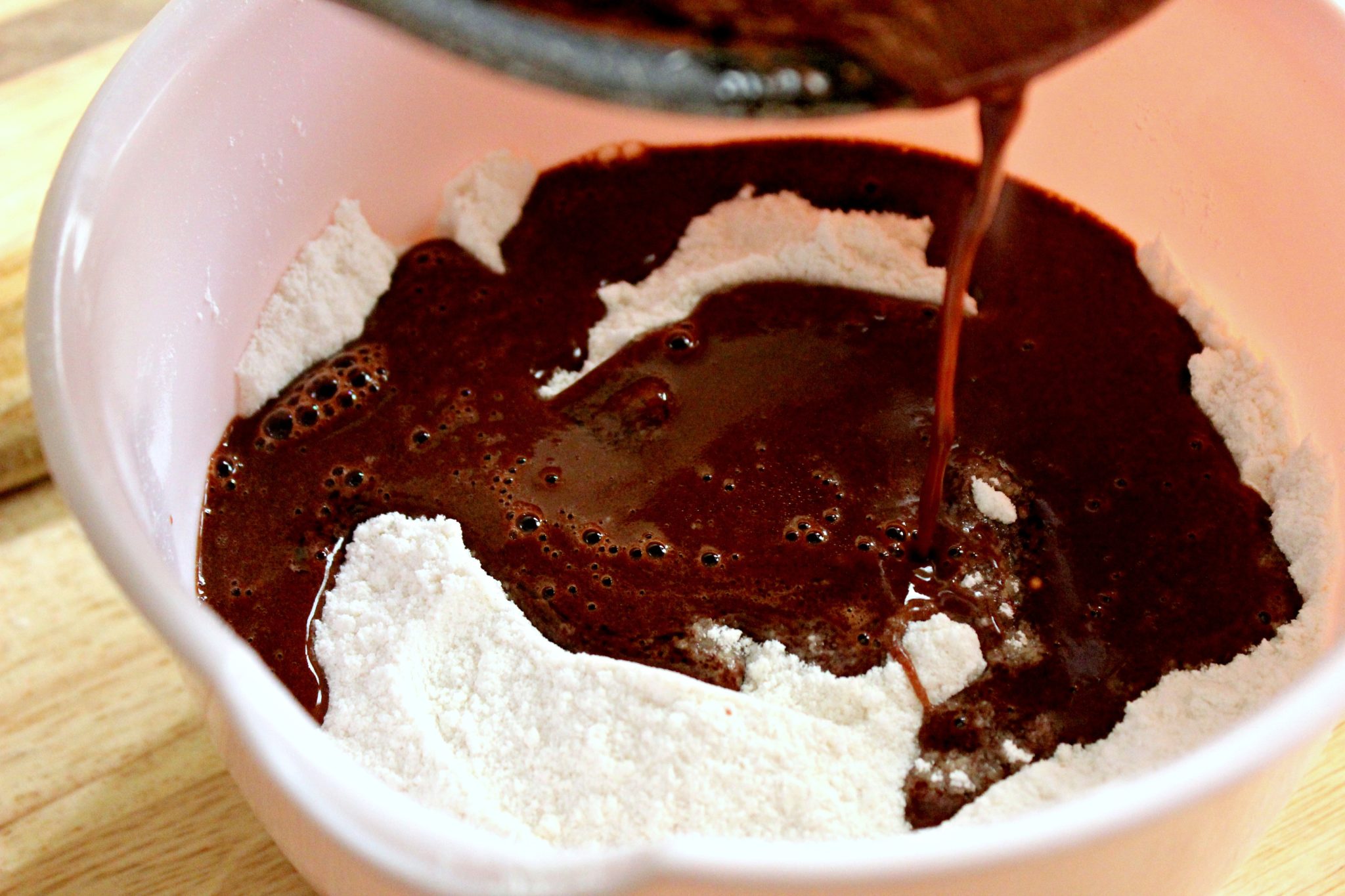 chocolate-syrup-batter