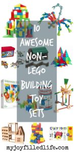 10 Awesome Non-Lego Building Toy Sets: educational gift ideas that will spark kids' creativity and other skills.