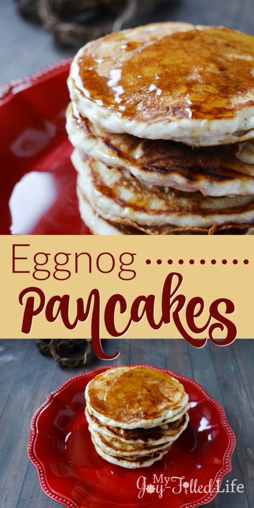 Eggnog Pancakes