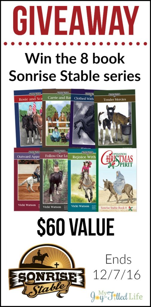 Win the 8 book Sonrise Stable series