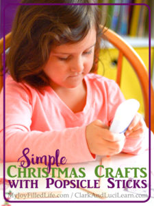 Simple Christmas Crafts with Popsicle Sticks