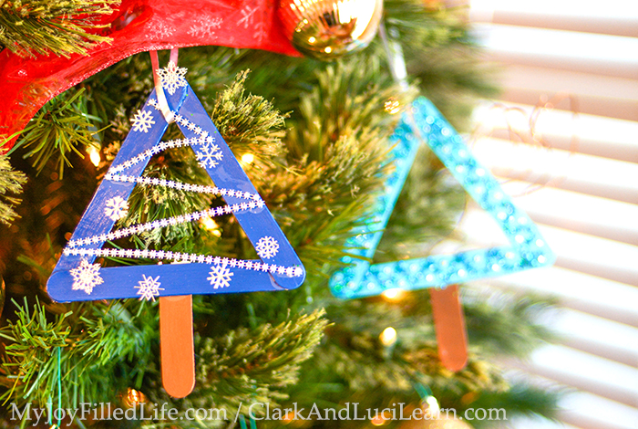 Simple Christmas Crafts with Popsicle Sticks