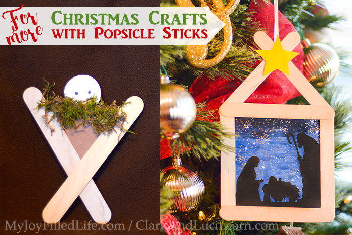 Simple Christmas Crafts with Popsicle Sticks