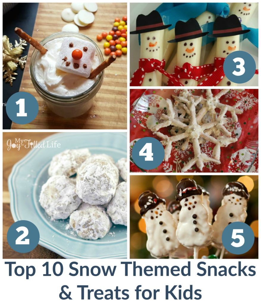 Top 10 Snow Themed Snacks & Treats for Kids