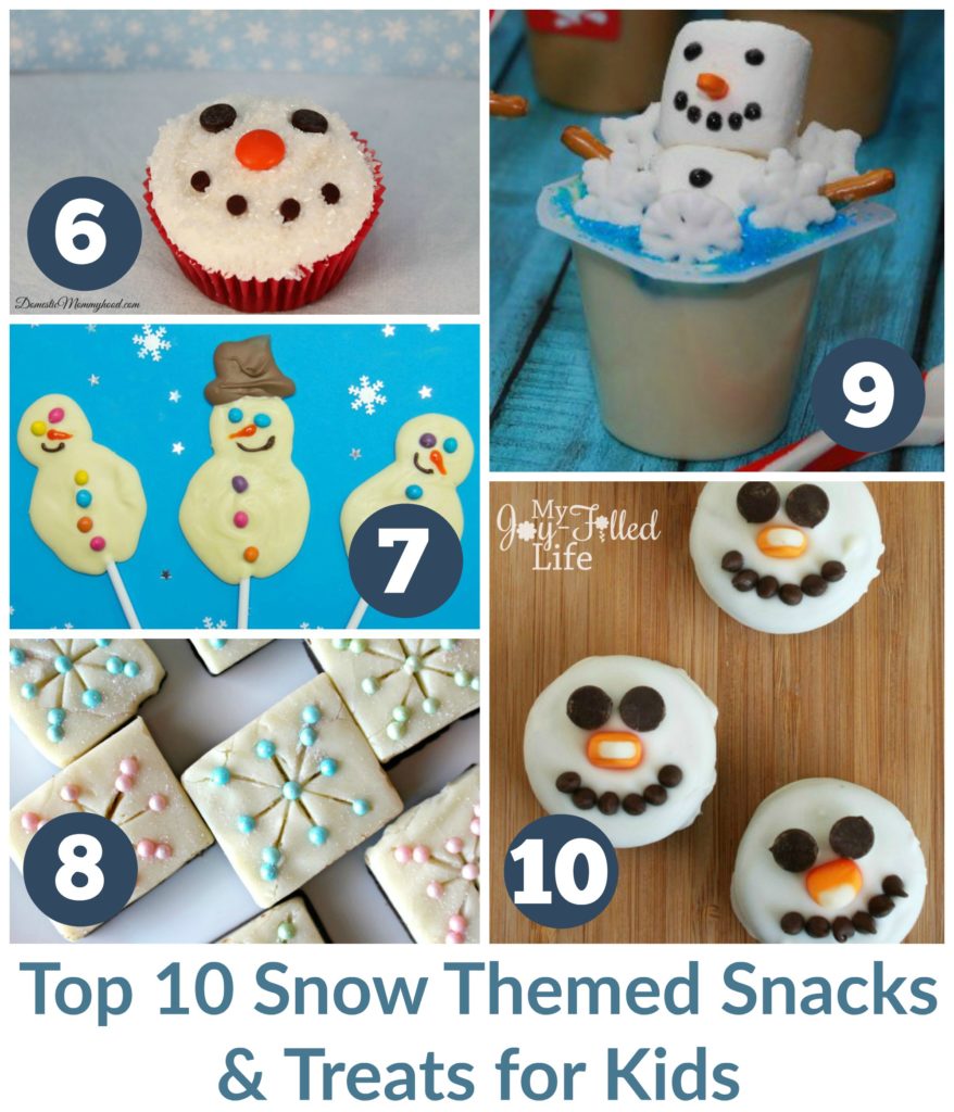 Top 10 Snow Themed Snacks & Treats for Kids