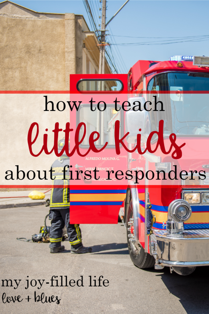 Love this! I think this is so important. First responders put so much on the line for us and I want my kids to know and respect that!