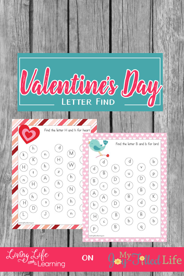 Valentine's Day Letter Find Printables