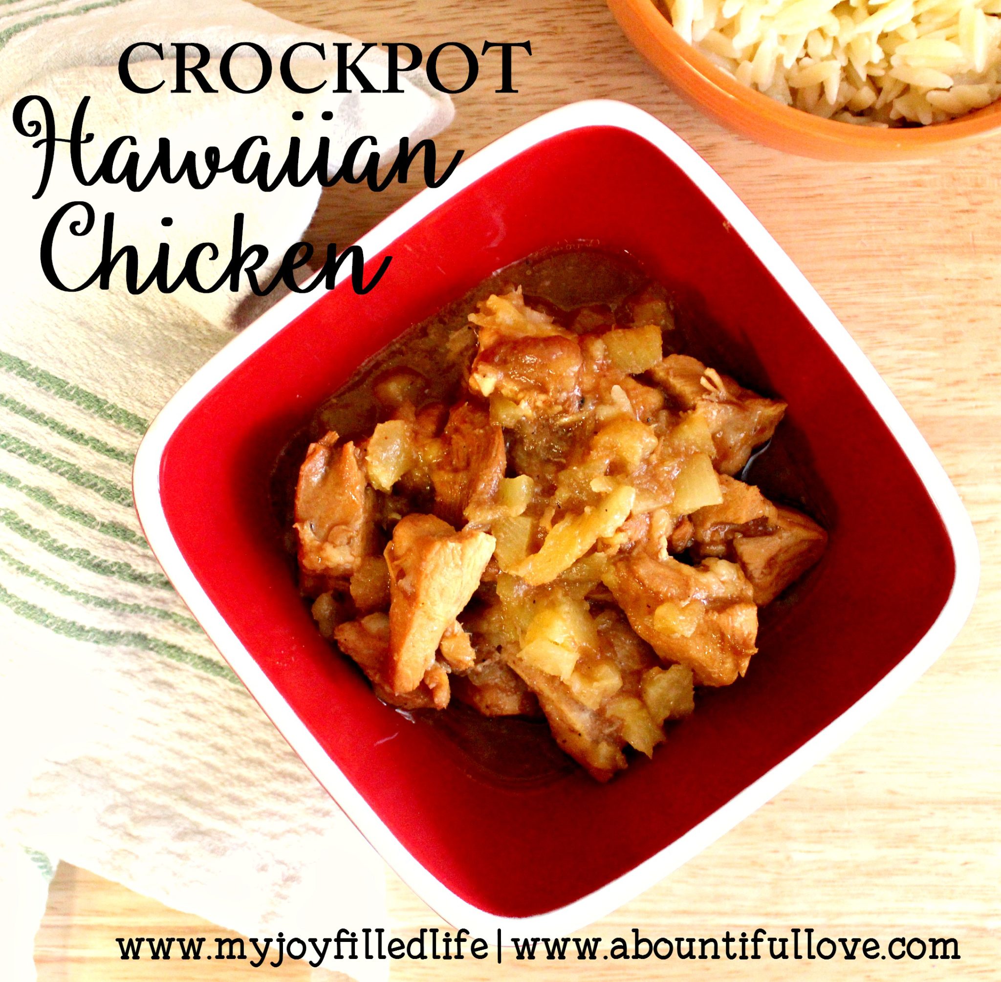 Easy Crockpot Hawaiian Chicken