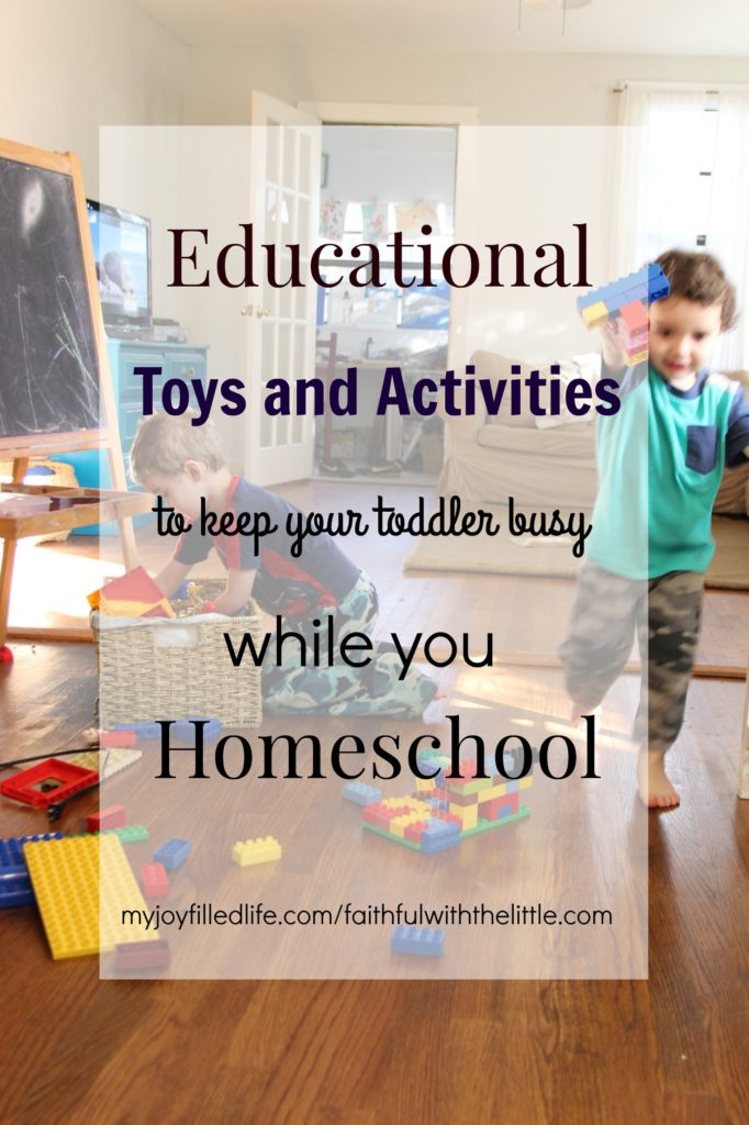 Educational Toys and Activities to Keep Your Toddler Busy While You Homeschool