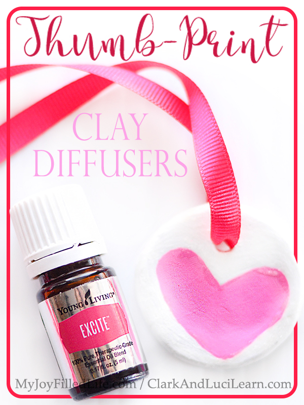 Thumb Print Clay Diffusers