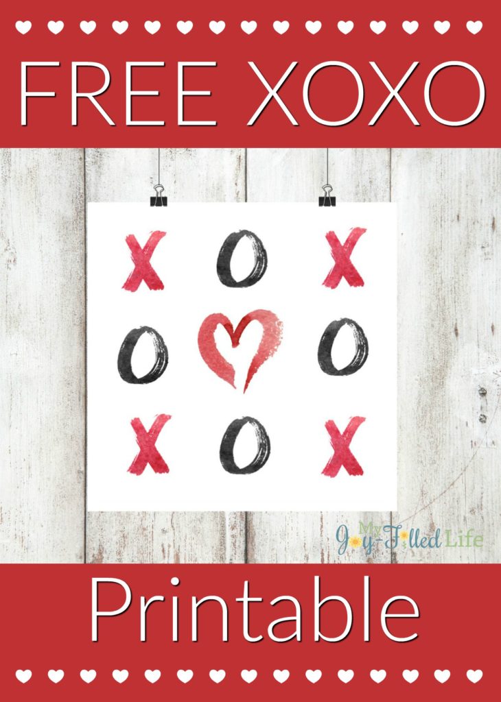 FREE XOXO Print