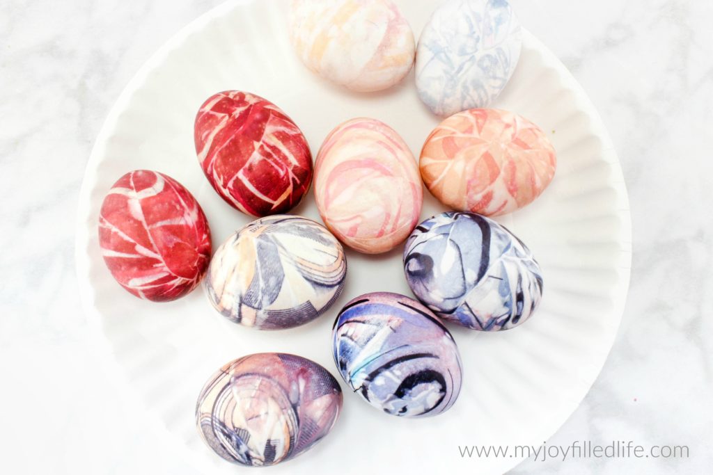 Tie Dye Easter Eggs