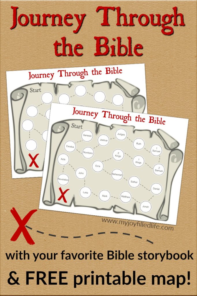 Journey Through the Bible FREE Treasure Map Printable