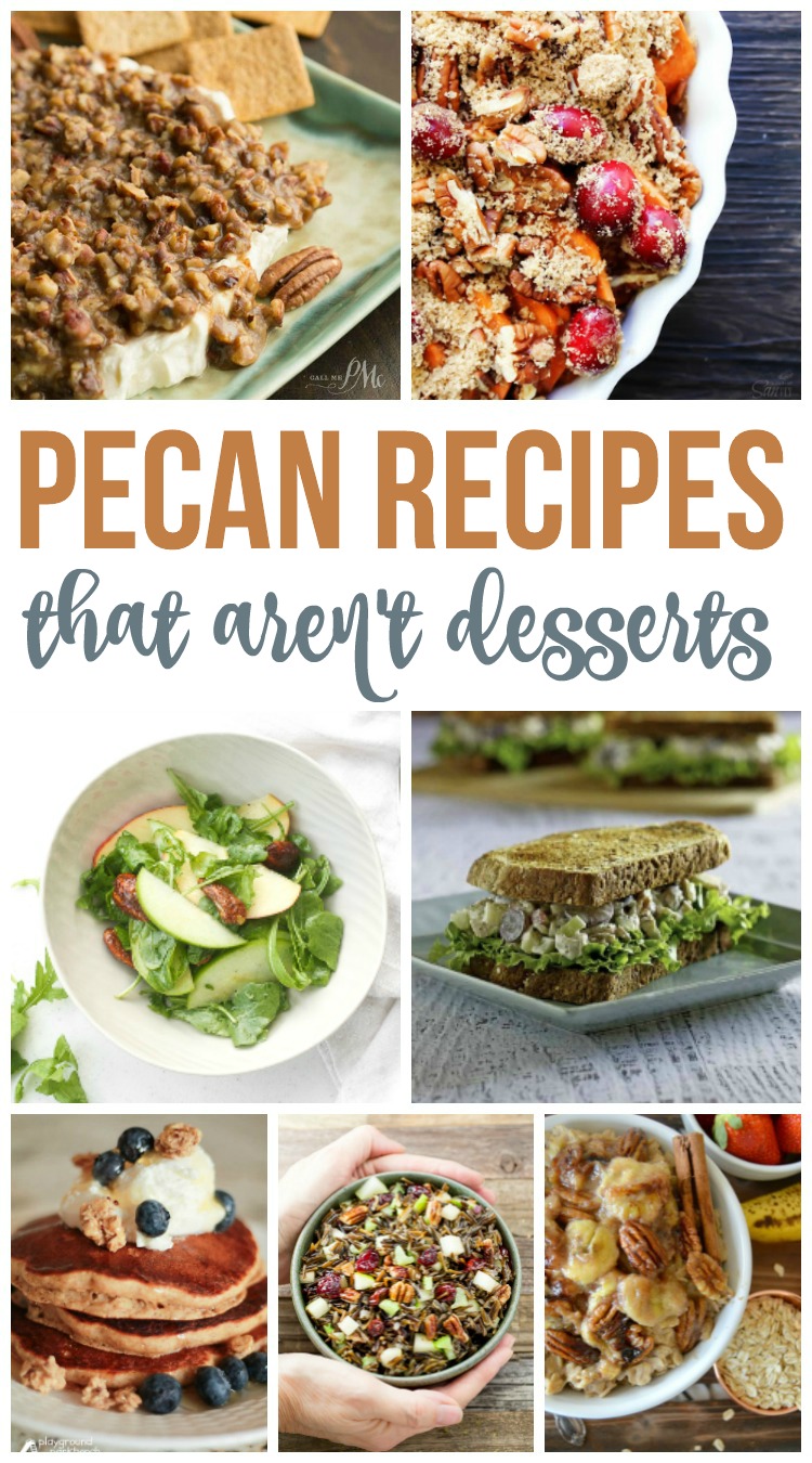 Pecan Recipes That Aren't Desserts Pin