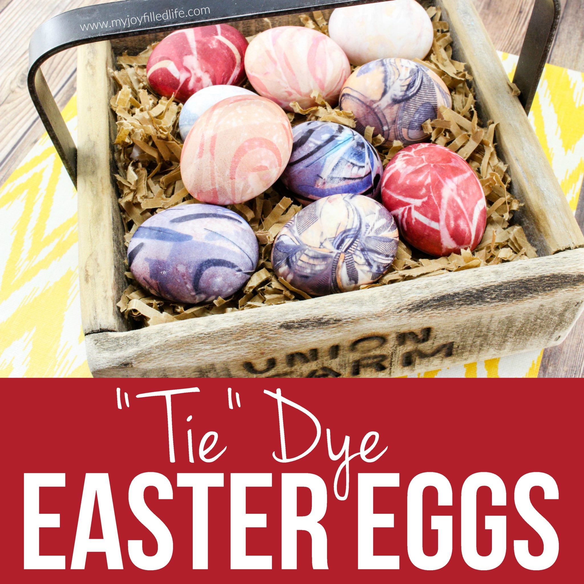 “Tie” Dye Easter Eggs
