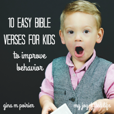 10 Easy Bible Verses for Kids | Improve Behavior | Parenting