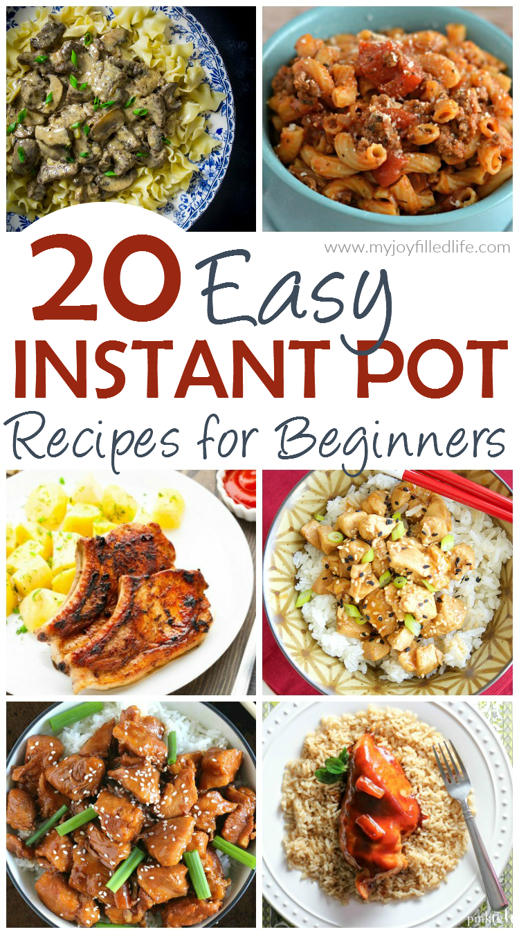If you recently got an Instant Pot or are thinking of getting one, consider some of these easy Instant Pot recipes for beginners. #instantpot #recipes #easyrecipes #instantpotrecipes