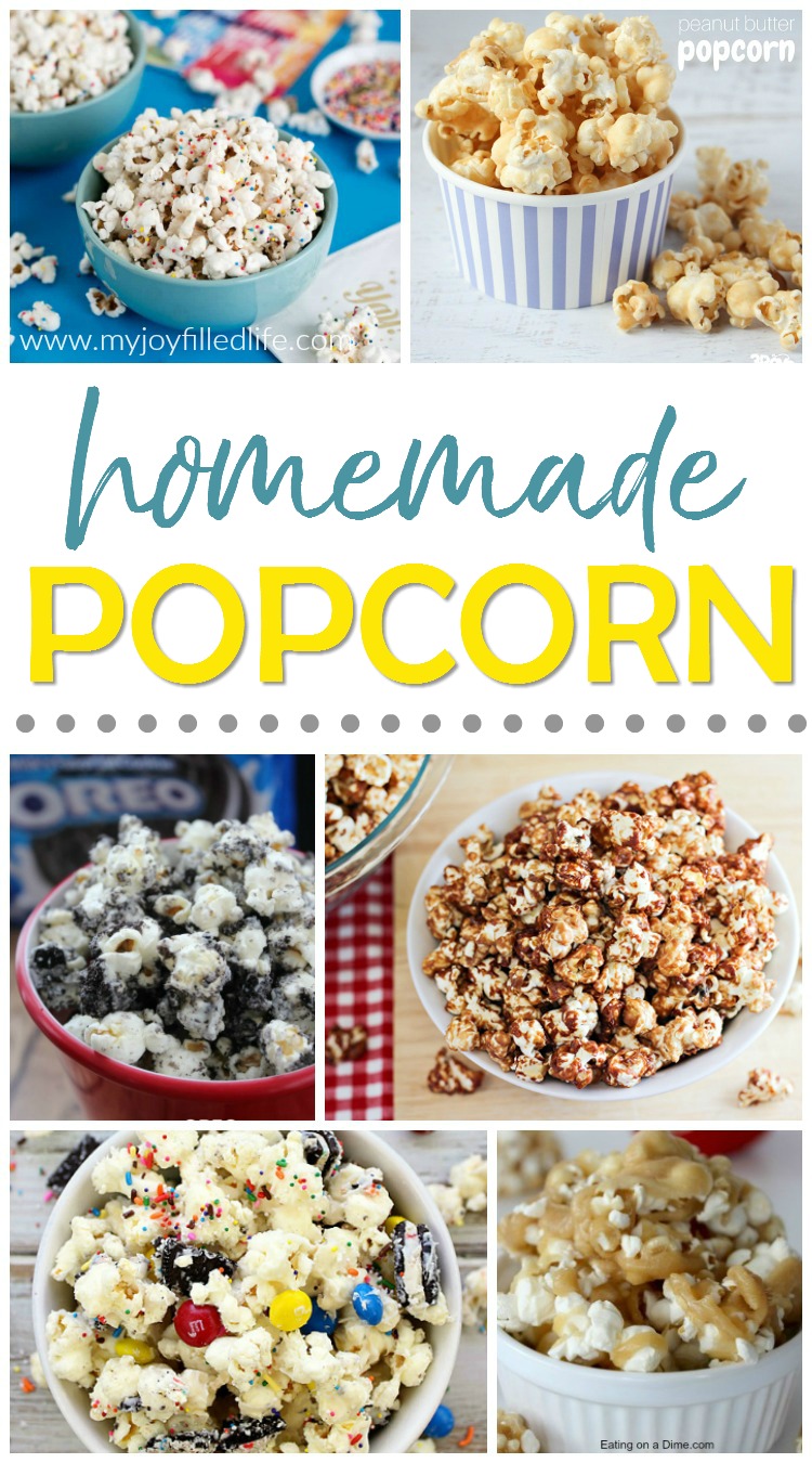 Homemade Popcorn Recipes