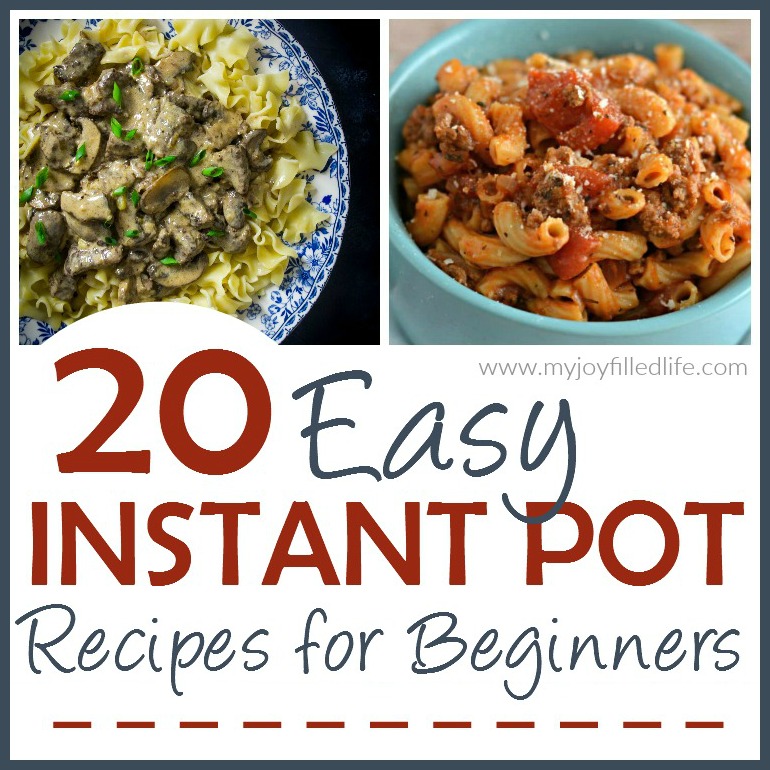 20 Easy Instant Pot Recipes for Beginners