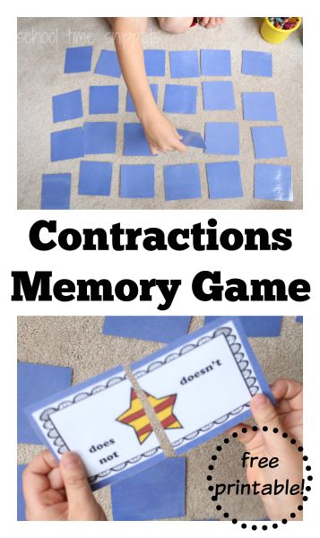 contractions-memory-grammar-game-2nd-grade