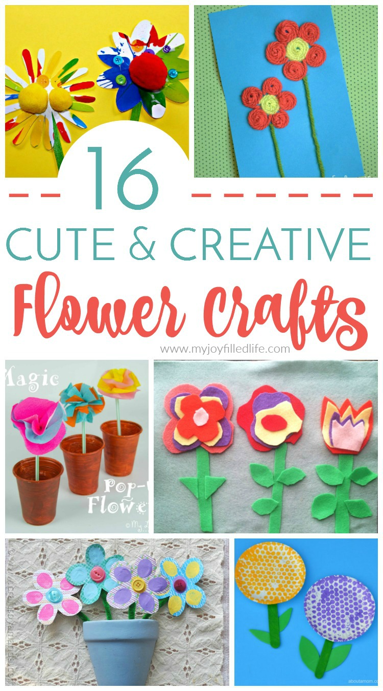 Cute & Creative Flower Crafts for Kids