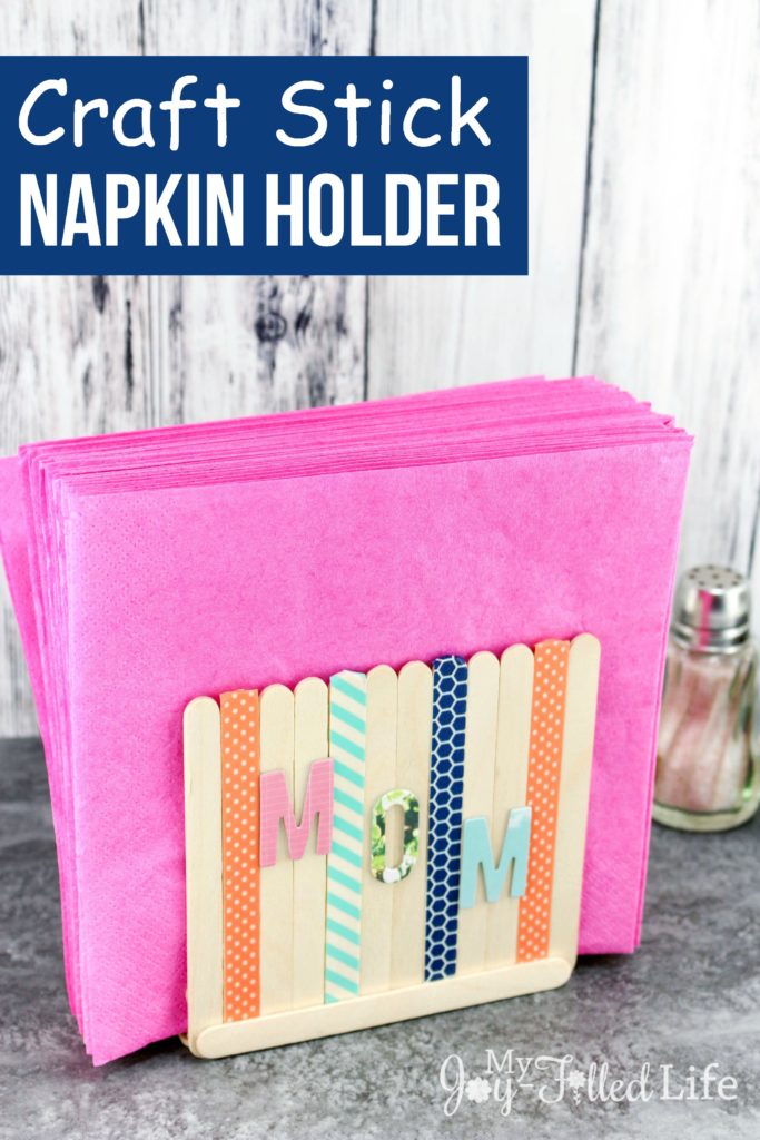 Craft Stick Napkin Holder