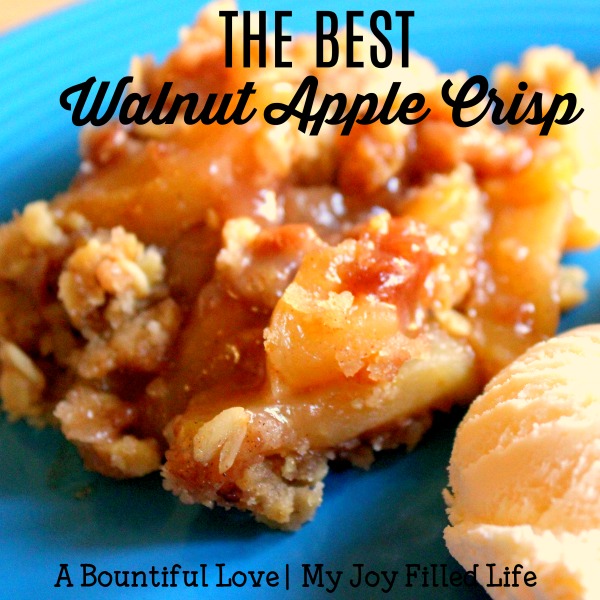 The Best Walnut Apple Crisp