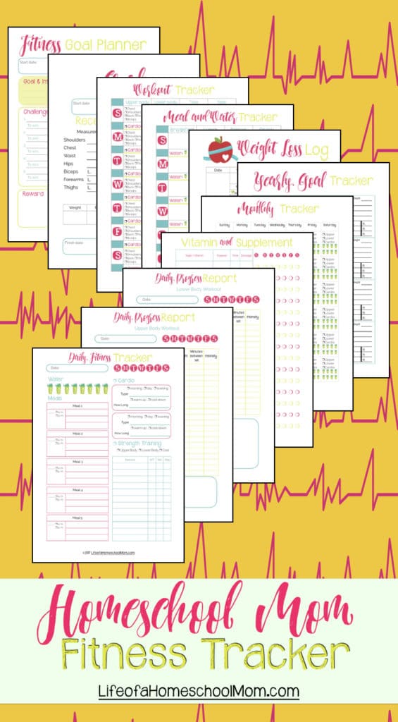 Homeschool Mom Fintess Tracker - works with any program