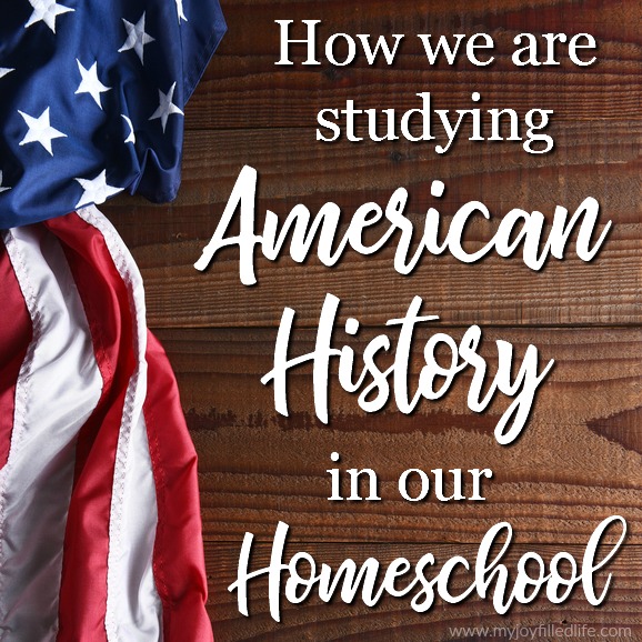 How We Are Studying American History in Our Homeschool