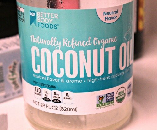 Coconut oil for cooking