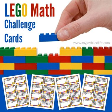 Lego Math Challenge Cards