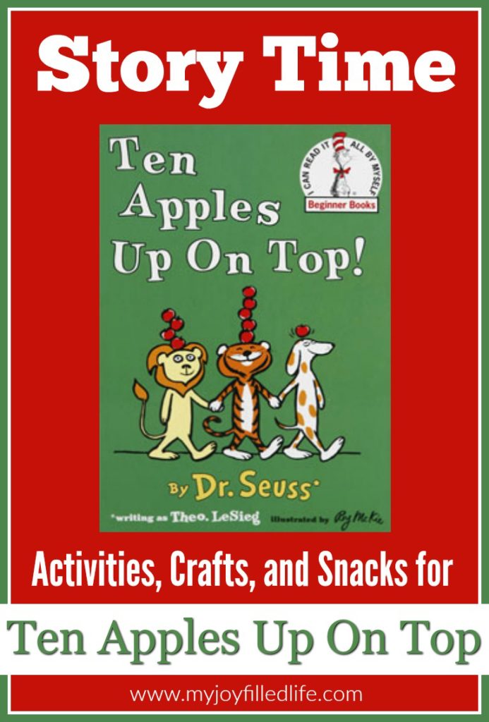 Ten Apples Up On Top Activities