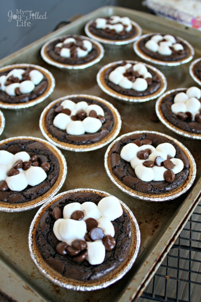 S'mores Brownie Pies