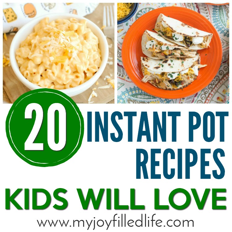Instant Pot Recipes Kids Will Love