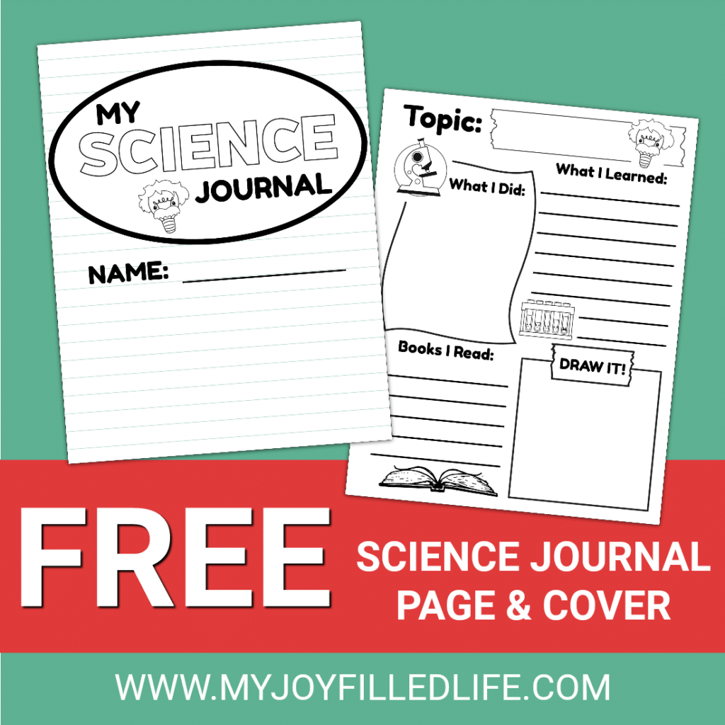 FREE Science Journal Printable