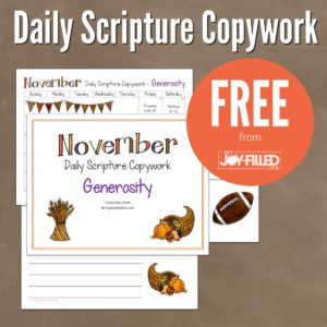 Scripture Copywork Calendar Archives - My Joy-Filled Life