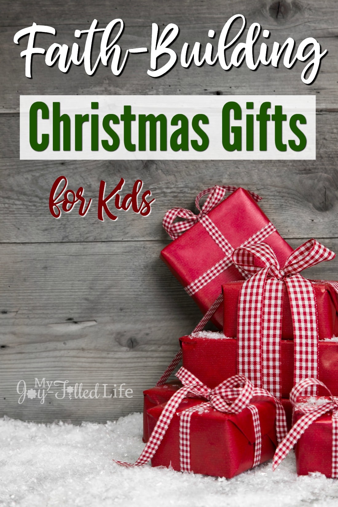 It can be a struggle to find faith-based gifts, so here is a list that will help and inspire you to find faith-building gifts for kids on your list. #christimas #giftideas #faithfilledkids