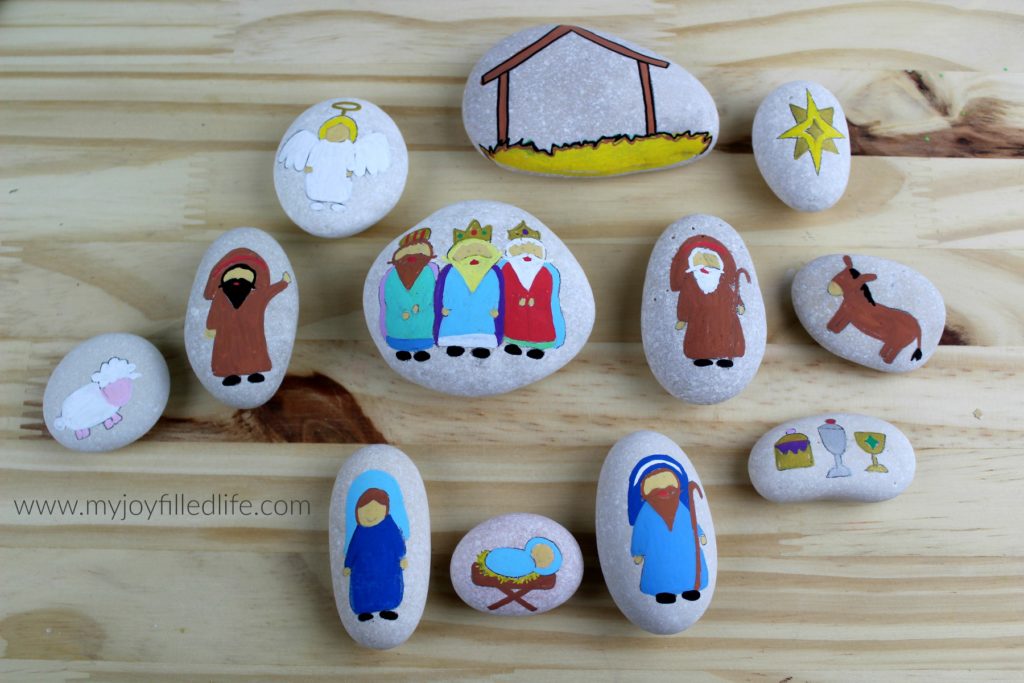 DIY Nativity Story Stones - Crafts on Sea