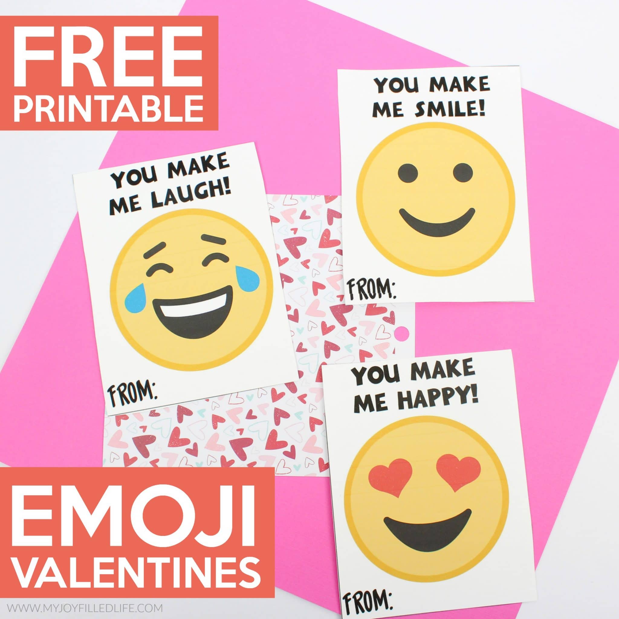 Absolutely free Printable Emoji Valentines - My Happiness-Crammed Daily life graphic regarding Printable Emoji Pictures named Totally free Printable Emoji Valentines - My Contentment-Stuffed Lifetime