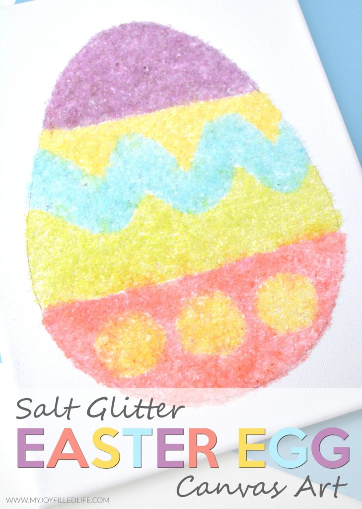 This Easter egg craft is so easy and fun to make. With minimal supplies, your kids can have fun and be creative, making an amazing art piece you will treasure. #easter #eastercraft #easteregg