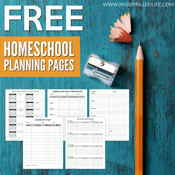 homeschool planning Archives - My Joy-Filled Life
